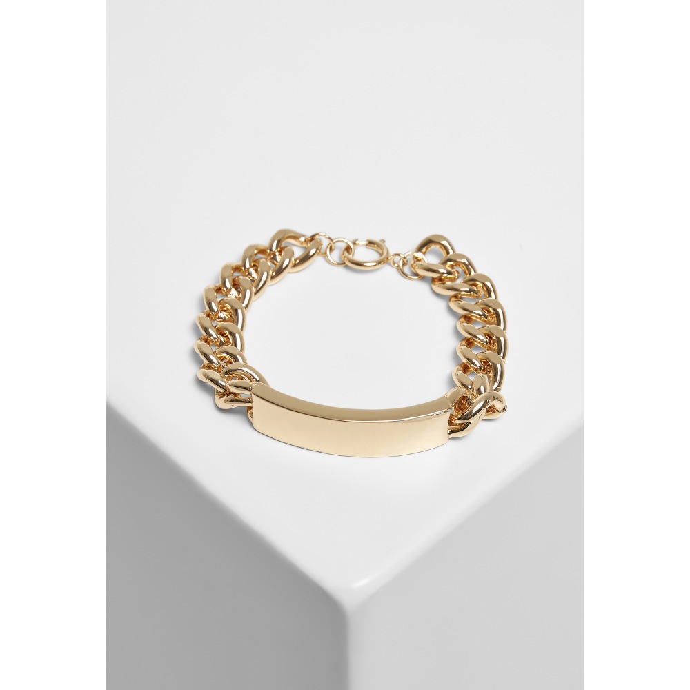 Urban Classics - Plate Armband - Goudkleurig